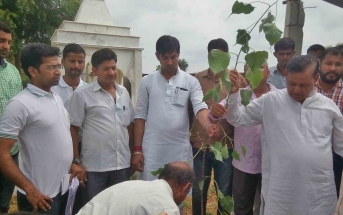 Kaushalam Foundation team participated in plantation drive organised by MP Ramcharan Bohra