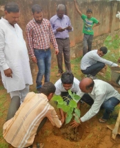 Kaushalam Foundation team participated in plantation drive organised by MP Ramcharan Bohra